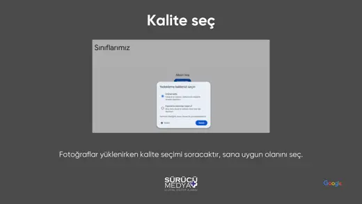 Google Fotoğraflar’da Kurum Albümü Oluşturma ve Paylaşma – kurulum sunumu sayfa 9