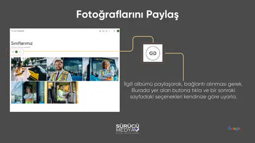Google Fotoğraflar’da Kurum Albümü Oluşturma ve Paylaşma – kurulum sunumu sayfa 12