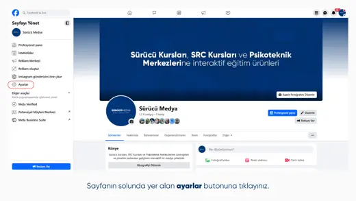 Facebook ve Instagram Sayfasına Yönetici Yetkisi Verme – Meta Rehberi – kurulum sunumu sayfa 1