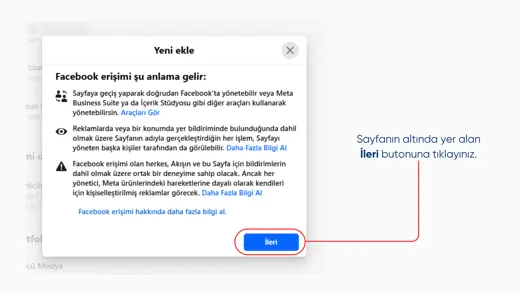 Facebook ve Instagram Sayfasına Yönetici Yetkisi Verme – Meta Rehberi – kurulum sunumu sayfa 5