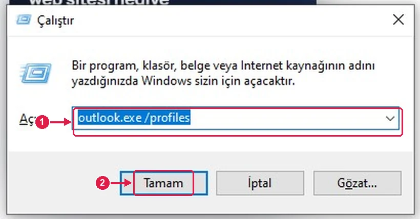 SRC Kursu için Google Workspace Sync kurulumu, adım 13 – Profil seçme penceresini açın