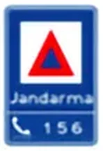 Jandarma levhası (B-40)