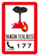 Yangın tehlikesi levhası (B-42)