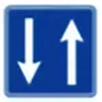 İki yönlü yol levhası (B-52a)
