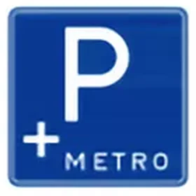 Park yeri (metrodan yararlanacaklar için) levhası (P-3g)