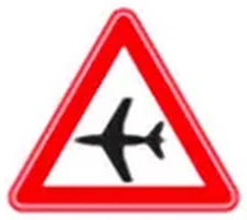 Havalimanı (alçak uçuş) levhası (T-17)
