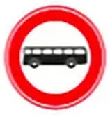 Otobüs giremez levhası (TT-10b)