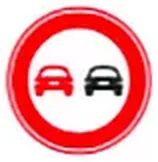 Öndeki taşıtı geçmek yasaktır levhası (TT-27)