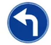 İleriden sola mecburi yön levhası (TT-35h)