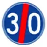 Mecburi asgari hız sonu levhası (TT-41b)