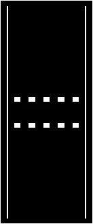 Yaya geçidi (noktalı çizgiler) levhası