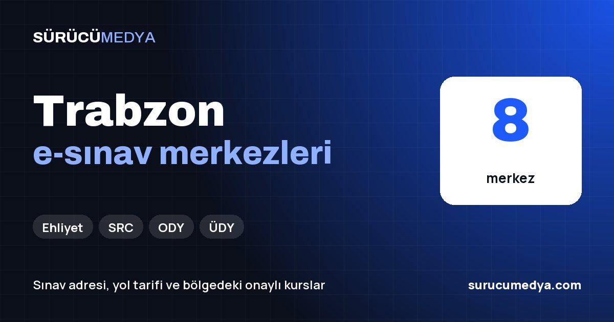 Trabzon e-sınav merkezleri paylaşım görseli