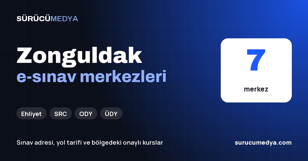 Zonguldak e-sınav merkezleri paylaşım görseli