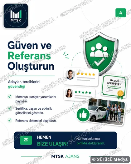 Sürücü Medya sosyal medya post tasarımı – Kurumlara özel tanıtım