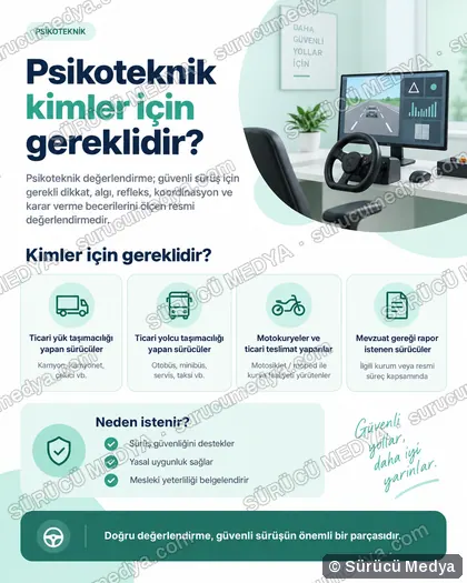 Sürücü Medya sosyal medya post tasarımı – SRC · ODY · psikoteknik bilgilendirme
