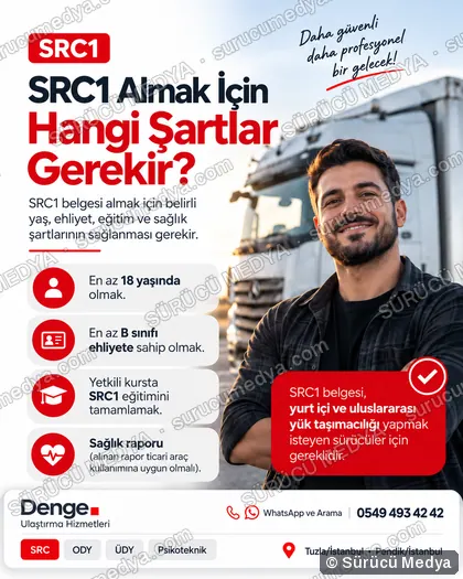 Sürücü Medya sosyal medya post tasarımı – SRC · ODY · psikoteknik bilgilendirme