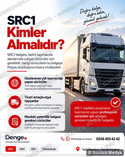 Sürücü Medya sosyal medya post tasarımı – SRC · ODY · psikoteknik bilgilendirme