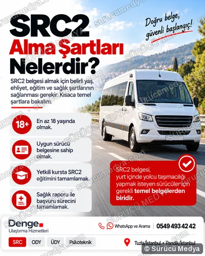 Sürücü Medya sosyal medya post tasarımı – SRC · ODY · psikoteknik bilgilendirme