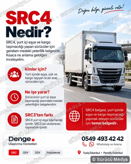 Sürücü Medya sosyal medya post tasarımı – SRC · ODY · psikoteknik bilgilendirme
