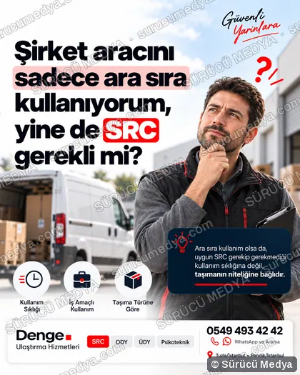 Sürücü Medya sosyal medya post tasarımı – SRC · ODY · psikoteknik bilgilendirme