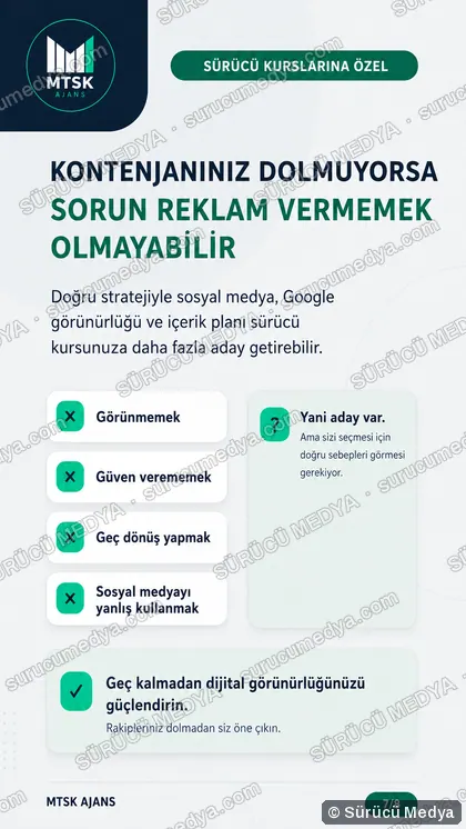 Sürücü Medya sosyal medya post tasarımı – Kurumlara özel tanıtım