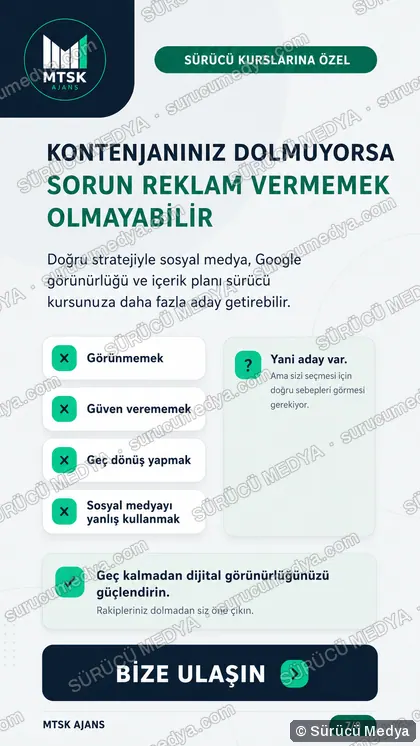 Sürücü Medya sosyal medya post tasarımı – Kurumlara özel tanıtım