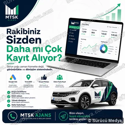 Sürücü Medya sosyal medya post tasarımı – Kurumlara özel tanıtım