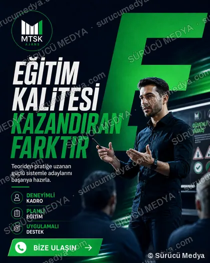 Sürücü Medya sosyal medya post tasarımı – Kayıt dönemi & kampanya