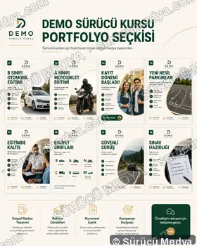 Sürücü Medya sosyal medya post tasarımı – Tema setleri