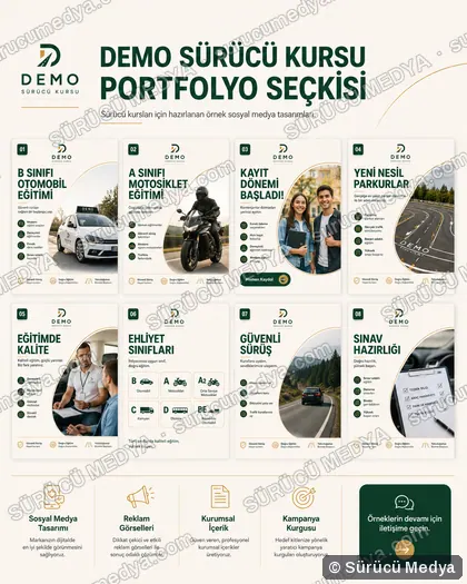 Sürücü Medya sosyal medya post tasarımı – Tema setleri