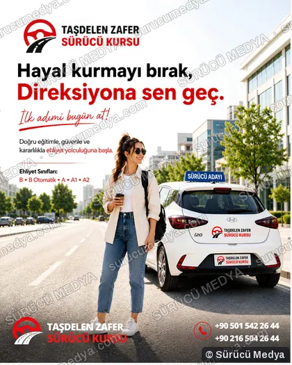 Sürücü Medya sosyal medya post tasarımı – Kayıt dönemi & kampanya