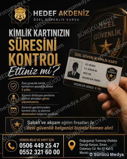 Sürücü Medya sosyal medya post tasarımı – Özel güvenlik kursu