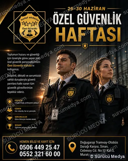 Sürücü Medya sosyal medya post tasarımı – Özel güvenlik kursu