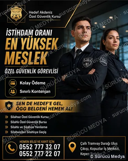 Sürücü Medya sosyal medya post tasarımı – Özel güvenlik kursu
