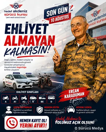 Sürücü Medya sosyal medya post tasarımı – Özel güvenlik kursu