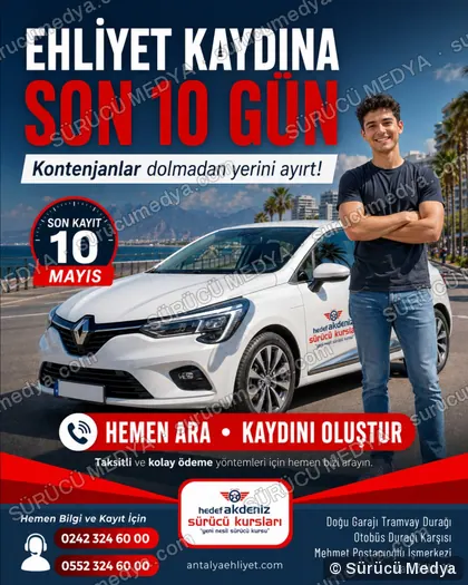 Sürücü Medya sosyal medya post tasarımı – Kayıt dönemi & kampanya