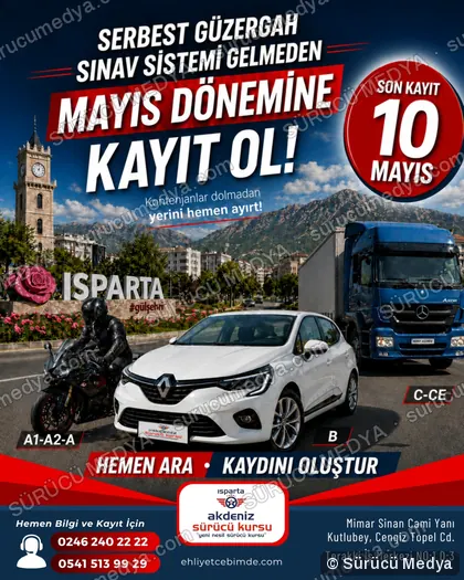 Sürücü Medya sosyal medya post tasarımı – Kayıt dönemi & kampanya
