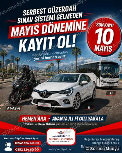 Sürücü Medya sosyal medya post tasarımı – Kayıt dönemi & kampanya