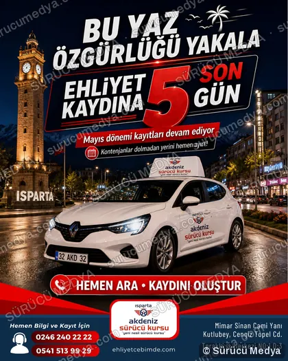 Sürücü Medya sosyal medya post tasarımı – Kayıt dönemi & kampanya
