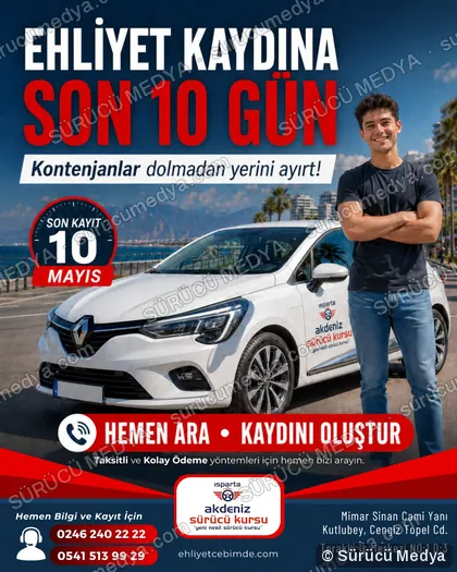 Sürücü Medya sosyal medya post tasarımı – Kayıt dönemi & kampanya