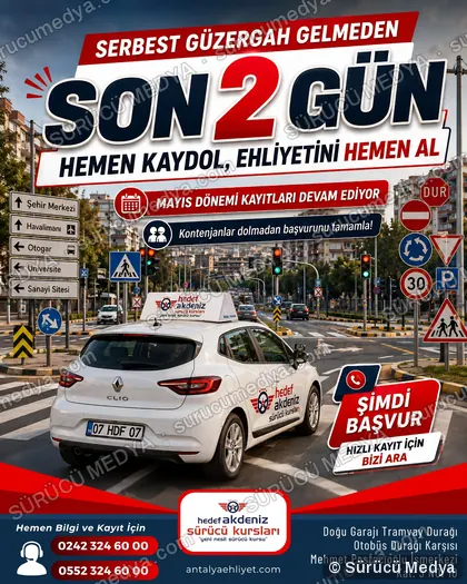 Sürücü Medya sosyal medya post tasarımı – Kayıt dönemi & kampanya