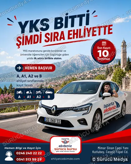 Sürücü Medya sosyal medya post tasarımı – Kayıt dönemi & kampanya