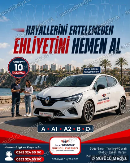 Sürücü Medya sosyal medya post tasarımı – Kayıt dönemi & kampanya