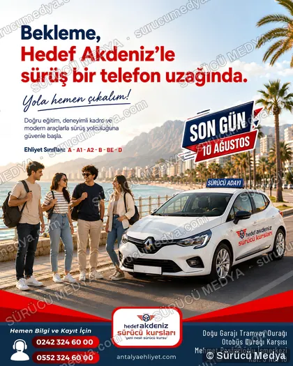 Sürücü Medya sosyal medya post tasarımı – Kayıt dönemi & kampanya
