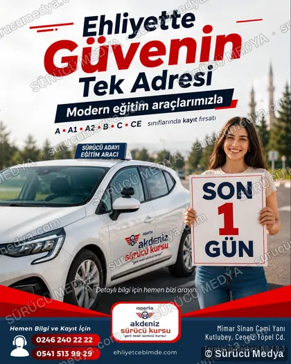 Sürücü Medya sosyal medya post tasarımı – Kayıt dönemi & kampanya