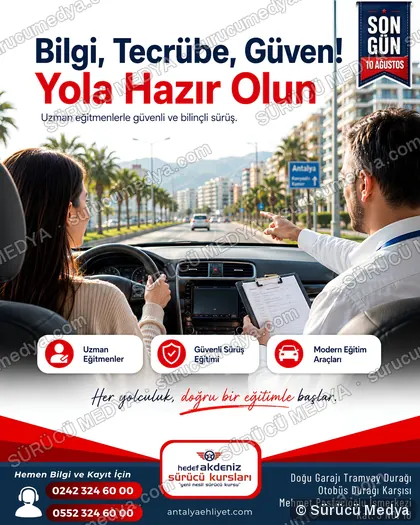 Sürücü Medya sosyal medya post tasarımı – Kayıt dönemi & kampanya