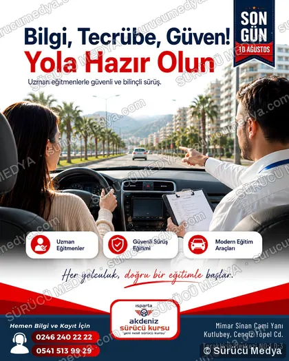 Sürücü Medya sosyal medya post tasarımı – Kayıt dönemi & kampanya