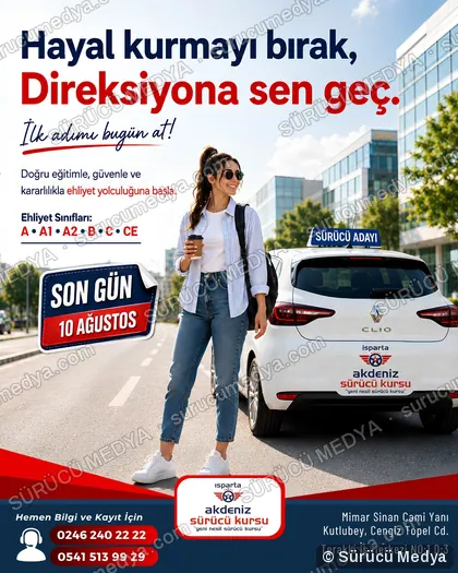 Sürücü Medya sosyal medya post tasarımı – Kayıt dönemi & kampanya