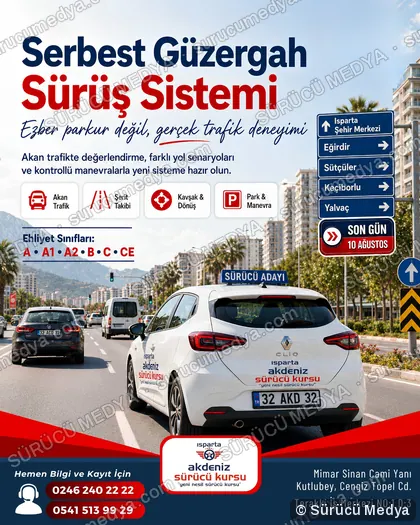 Sürücü Medya sosyal medya post tasarımı – Kayıt dönemi & kampanya