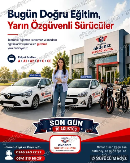 Sürücü Medya sosyal medya post tasarımı – Kayıt dönemi & kampanya